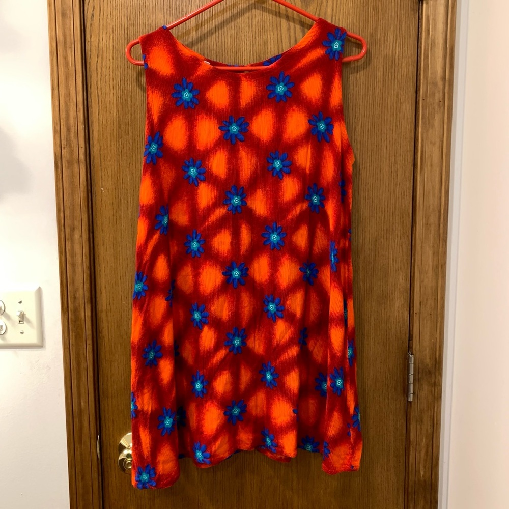 Cute 90s VTG Hibiscus Collection Hawaii dress, one size floral